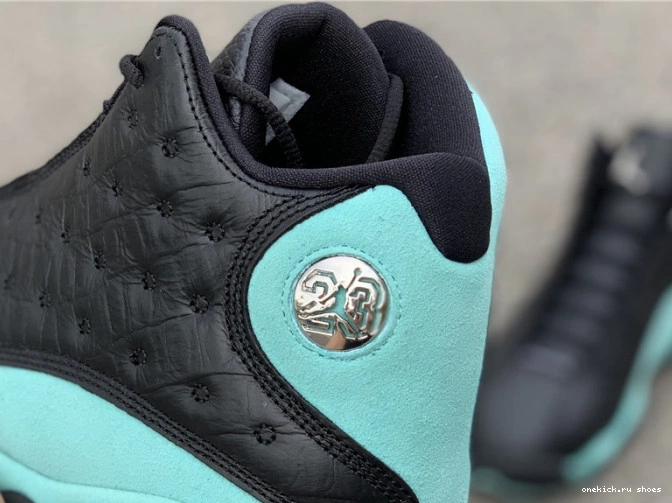 Rep Retro Black 13 Green Island Jordan 414571-030 Air 0605